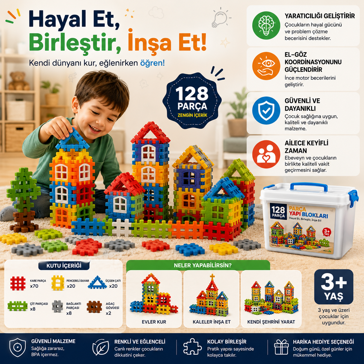 Minoza Mini Şehir 128 Parça